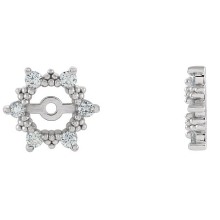 Diamond Snowflake Earring Jackets Diamond Snowflake Earring Jackets