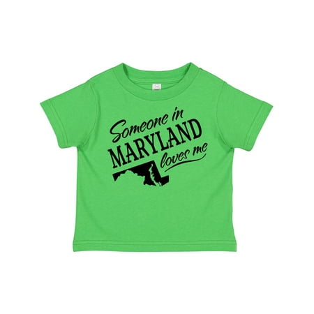 

Inktastic Someone in Maryland Loves Me Gift Toddler Boy or Toddler Girl T-Shirt