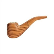Boluotou Tobacco Pipe, Wooden Smoking Pipe Beginner Pipe Classic Shape Handmade from Natural Wood Smoking Accessories