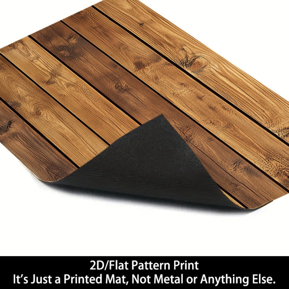 2D Flat Stove Cover Protector, Wood Grain Pattern Kitchen Counter Cover Mat, Scratch Resistant Stove Top Cover, Multipurpose Surface Protection Pad, 28.3 x 20.5 Inches