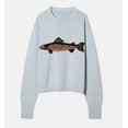 thumbnail image 4 of Y2k Fish Graphic Crochet Chunky Sweater Women Vintage Cottagecore Oversized Streetwear, 4 of 6