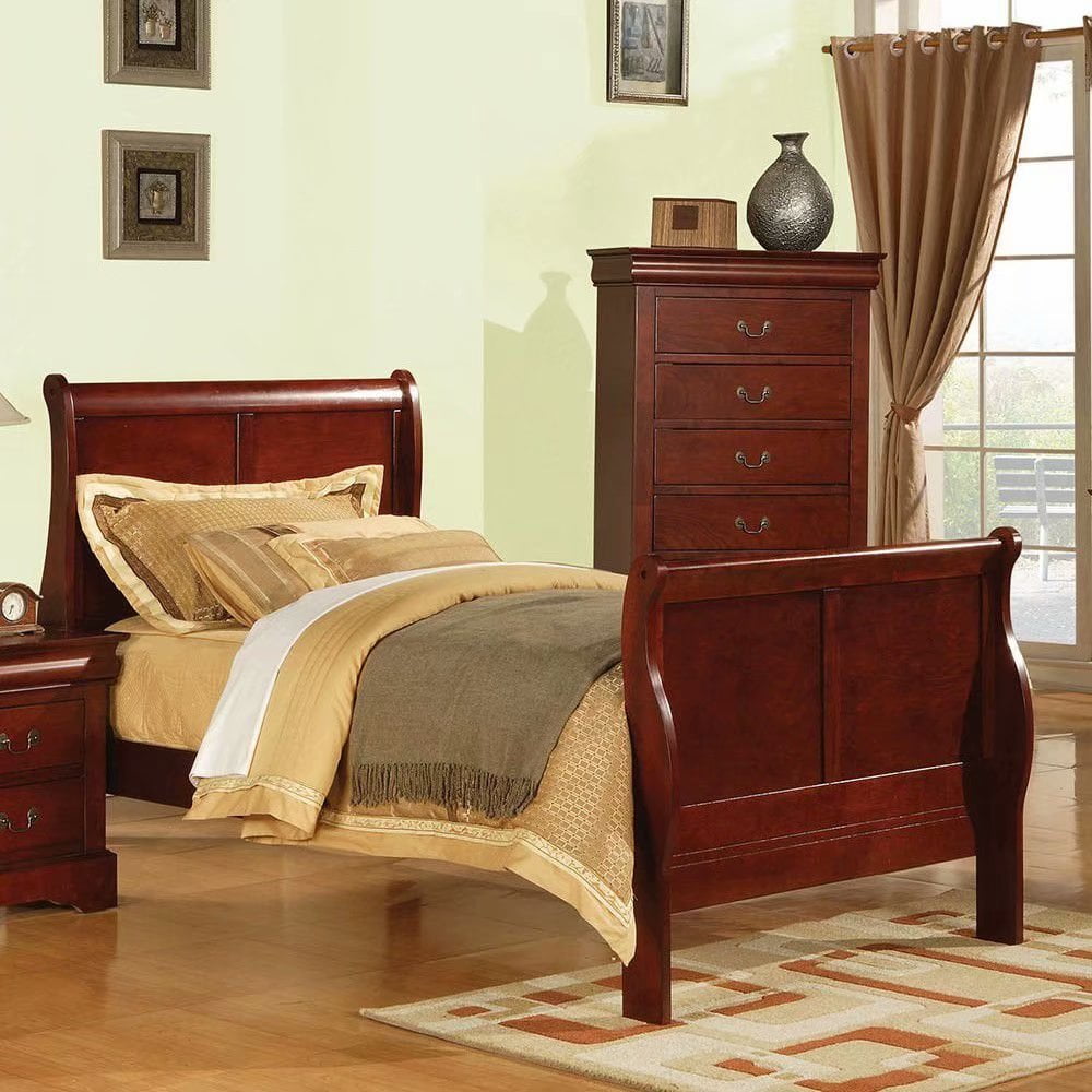 ACME Louis Philippe III Full Bed in Cherry 19528F - 0 - 0