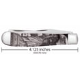 thumbnail image 2 of Case Knives Statue of Liberty CCI White Synthetic - Sm Trapper, 2 of 4