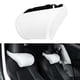 thumbnail image 5 of Almohada para asiento de coche DYNWAVEMX Cojín de cuello de coche viscoelástica Blanco, 5 of 6