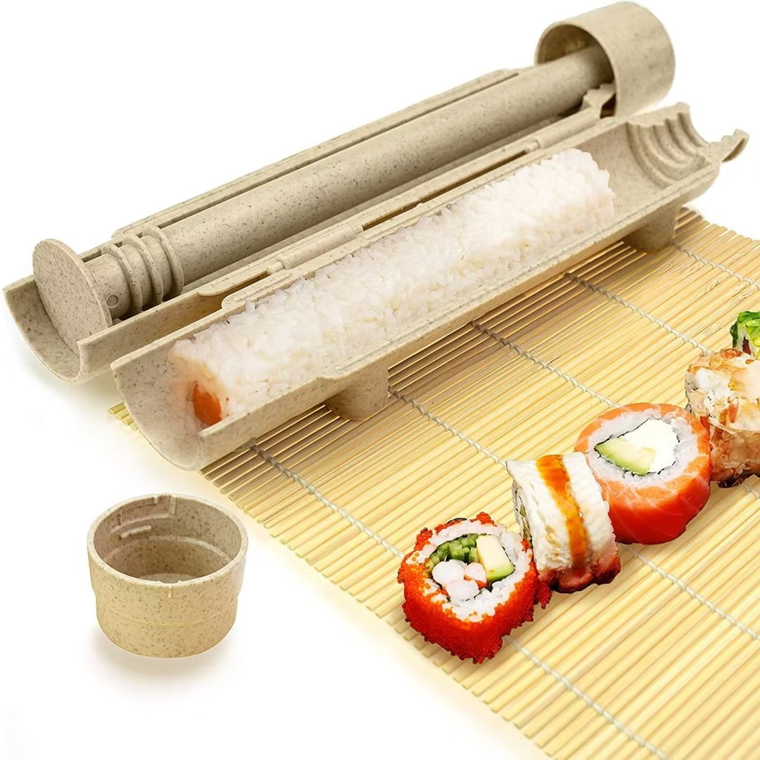 AISHN Sushi Roller Kit Sushi Bazooka Durable Camp Chef Rice Maker Machine Mold-for Easy Sushi Cooking Rolls Best Kitchen Sushi Tool