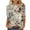 Gray, variant on Women's Graphic 3/4 Sleeve T-Shirts Floral Print Loose Fit Trendy Tops Casual V Neck Tee Tshirts S-3X (XL, Gray)