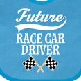 thumbnail image 4 of Inktastic Future Race Car Driver Racing Boys Baby Bib, 4 of 4