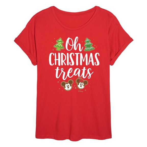 Disney - Oh Christmas Treats - Juniors Ideal Flowy Muscle T-Shirt