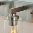 thumbnail image 2 of Kyrid 14 in. 2-Light Brushed Nickel Vanity Light with Clear Glass Shade, 2 of 8
