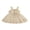 Champagne, variant on RUINIXCW Kids Toddler Baby Girl Summer Tulle Dress Birthday Cake Smash Outfit Baby Girls Photoshoot Outfits Sleeveless Mesh Ruffled Princess Birthday Baptism Wedding Party Dress
