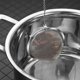 thumbnail image 4 of 4 infusores de té de acero inoxidable, colador de té, bola de té de 4,5 cm, filtro de té con cadena para tazas y ollas de té sueltas (tamaño de bola), infusor de té, 4 of 5