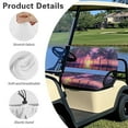 thumbnail image 5 of Pzuqiu Palm Tree Print Golf Cart Seat Covers 2 Piece Travel Sports Golf Cart Accessories Lightweight Comfortable Keep Cool in Summer for EZGO TXT RXV Club Car DS, 5 of 7