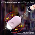 thumbnail image 2 of Alarma de emergencia personal CHAO Yjmei 130 dB color rosa recargable con linterna LED, 2 of 5