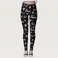 thumbnail image 2 of Gibobby Leggings lindo Mujer Pantalones estampados personalizados para el Día San Valentín para mujer, mallas personalizadas para mallas para correr, mallas largas para Pilates(Multicolor, XL), 2 of 5
