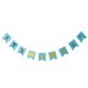 thumbnail image 2 of cartel para colgar de pancarta para niño, revelación de género, decoración de bautizo shower, accesorio para fotografía Dorado y azul Yuyangstore Decoración de fiesta infantil, 2 of 8