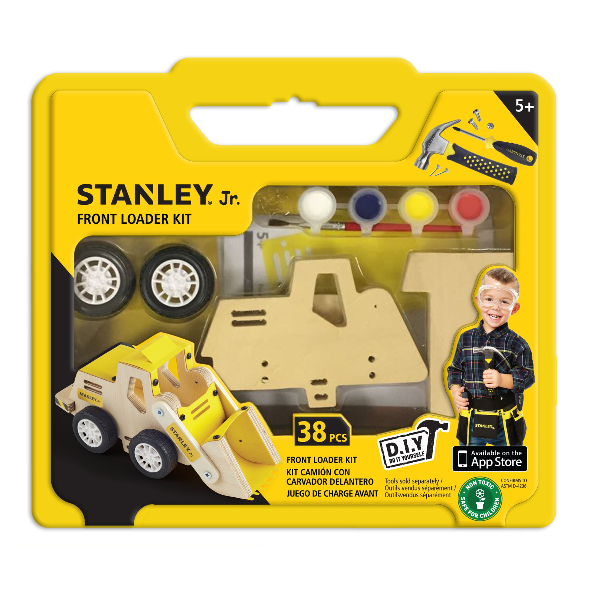Stanley Jr. Kid's Beginner Project Kit - Complete Wood Building Set for  Ages 5+, Assembled Dimensions: 3.8-in x 5.6-in x 2.8 in the Kids Project  Kits department at