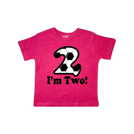 

Inktastic 2nd Birthday Soccer Party Gift Toddler Boy or Toddler Girl T-Shirt