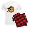 thumbnail image 6 of CafePress - Retro Witch Pajamas - Men's Light Loose Fit Cotton Pajama Set, 6 of 7