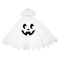 thumbnail image 6 of KHONTS Ghost Face Poncho for Toddler Kids Hooded Cloak Halloween Performance Clothes Spooky Capes 08-White S, 6 of 7