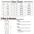 thumbnail image 2 of Usmixi Jumpsuits for Women Loose Wide Leg Vintage Empire Waist Long Tank Jumpsuits Overall with Belt Summer Formal Leopard Print Square Neck Sleeveless Maxi Rompers Khaki xxl, 2 of 5