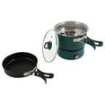 thumbnail image 3 of Electric Grill Hot Pot Fry Soup Cooker Nonstick Foldable Handles Cooker 2 Colors Green, 3 of 9