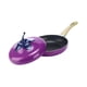 thumbnail image 2 of Sartén antiadherente compatible con inducción, cacerola de cocina, sartén para panqueques En forma de berenjena, 2 of 9