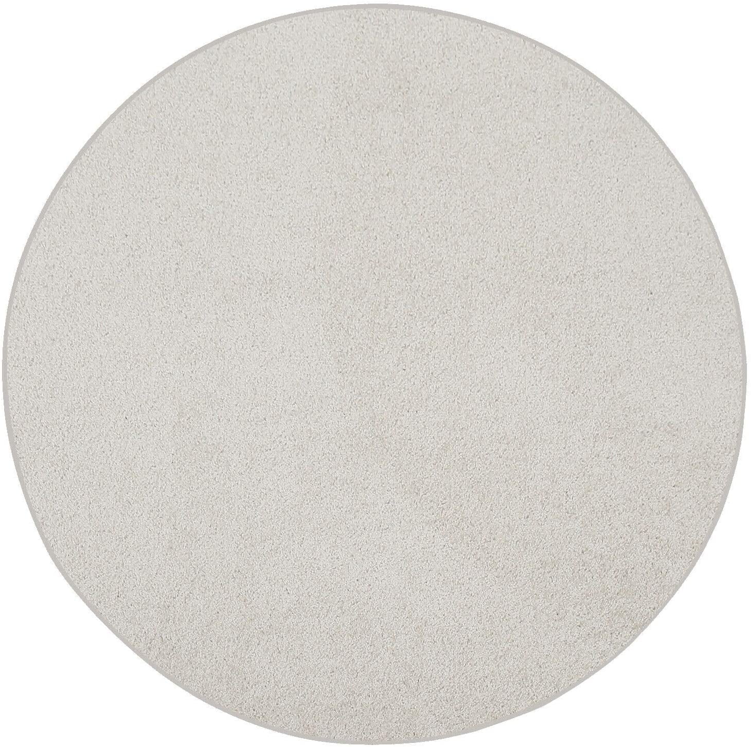 Furnish My Place DC Custom Rug 2 ft. Round, Off White, Indoor Rug for