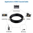 thumbnail image 5 of MOOKEERF BNC Male to BNC Male Coax Cable 6 ft, 50 Ohm RG58 Coaxial Cable with BNC Connectors, 5 of 7