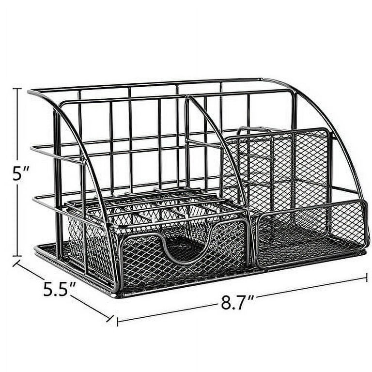 AUPSEN Desk Organizer, Mesh Office Supplies Desk Accessories