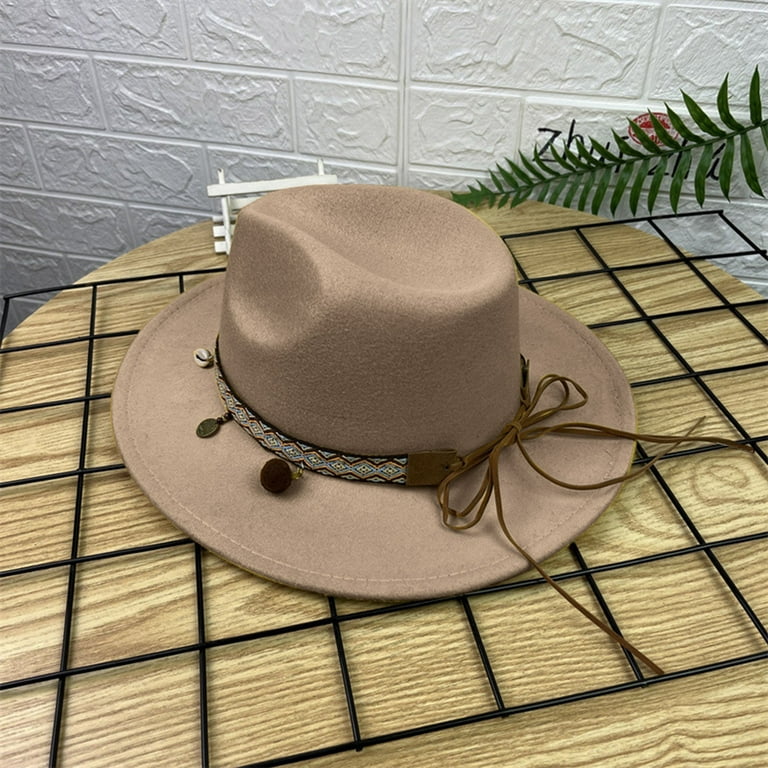 LBECLEY S A Hat Fashionable Fedora Fedoras Men Wide for Women