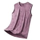 thumbnail image 5 of Blusas y camisas de manga corta con cuello redondo para hombre. Camiseta informal y moderna de seda helada de color liso, sin mangas, con cuello redondo., 5 of 8