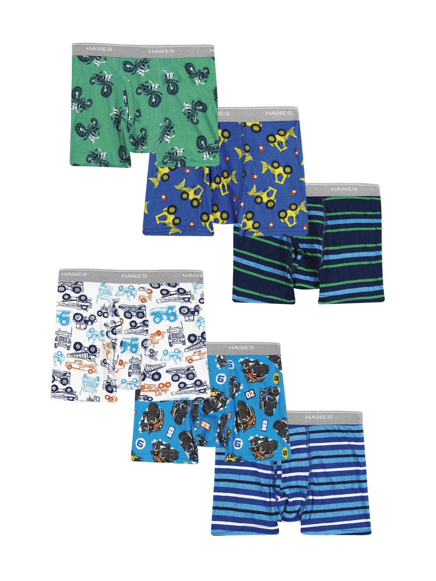 Hanes Toddler Boys' 6pk Training Briefs - Colors May Vary 2t-3t