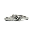 thumbnail image 2 of 1 1/4ct Diamond Engagement Bridal Set Setting 14K white gold, 2 of 2