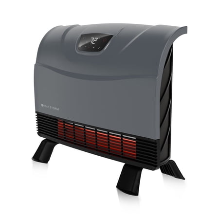 1500 Watt Infrared Gray Wall or Portable Electric Heater by Heat Storm