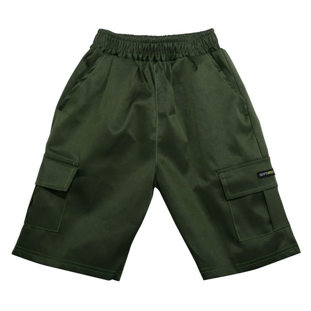 Shorts Cargo pour Garçons, Shorts Décontractés Extensibles pour Garçons, Bas Cargo Extérieurs