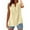 A-Yellow300, variant on XIAONU 2025 Summer Sleeveless Linen Tank Top Casual Button V Neck Tunic Blouse Women Basic Shirt