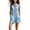 *Sky Blue, variant on Women's Sleeveless Henley Button Romper , Summer Casual Vacation Short Jumpsuit For Women , Ladies' Sleeveless Short Overalls with Pockets,Beige,S-3XL