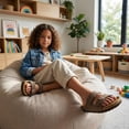 thumbnail image 5 of Cushionaire Lane Boys and Girls Sandals, Comfortable Cork Footbed Slide Sandals with Adjustable Straps and Supportive Cushioned Design - Kids Summer Sandals, 5 of 14