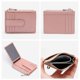 thumbnail image 4 of Slim Wallet for Women Thin Womens Card Holder Rfid Blocking Genuine Leather Small Wallets Pearl Pink, 4 of 5