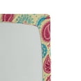 thumbnail image 2 of Ambesonne Paisley Fitted Sheet, Traditional Leafy Motifs, Full Size, Turquoise Pink Cream, 2 of 2