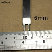 Spencer White Steel 1/2/4/6 Prong Leather Hole Punch Tool Craft Pricking Iron Diamond Lacing Stitching Chisel Set 6mm