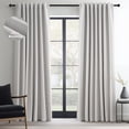 thumbnail image 1 of Cortinas Topfinel de lino opaco gris con dos paneles, 267 cm, 1 of 8
