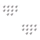 thumbnail image 1 of Moyic 10Pcs/Lots Guitar Strap Locks Wear-resistant End Electric Guitar Bass Tail Nail Pegs Classical Lock Anti-skidding Button 2piezas, 1 of 6