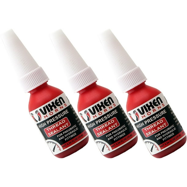 Vixen Horns Hydraulic/Pneumatic Liquid Thread/Pipe/Fitting Sealant 30ml