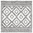 thumbnail image 5 of SAFAVIEH Berber Daphale Abstract Shag Area Rug, 9' x 12', Ivory/Dark Grey, 5 of 6