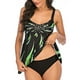 thumbnail image 2 of Traje de baño con falda y chaleco con estampado en color elegante para mujer Traje de baño de talla grande para mujer Bikini dividido OAVQHLG3B Store  lin121212, 2 of 4