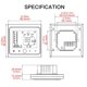 thumbnail image 5 of Termostato inteligente caldera calentador de agua controlador de temperatura aplicación LCD telemando con para la BLESIY termostato inteligente, 5 of 7