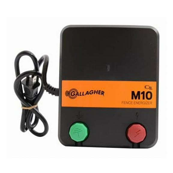 Gallagher M10 110 volt Electric Fence Energizer 2 mi. Black/Orange