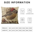 thumbnail image 5 of SHANXI Camper Bird Throw Pillow Covers Vintage Animal Bird Farmhouse Pillow Cover Cushion Cover  Linen  Lovely Bird Pillowcase Outdoor Decor Sofa 22x22in, 5 of 5