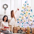 thumbnail image 2 of Árbol de Navidad SPSUPE Pino artificial PVC blanco 2,3 m con soporte, 2 of 7